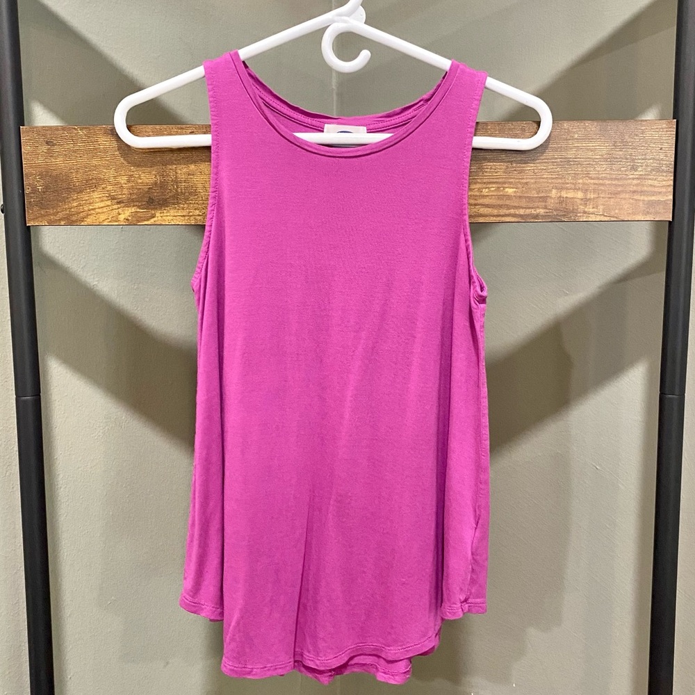 Old Navy stretchy pink tank XS